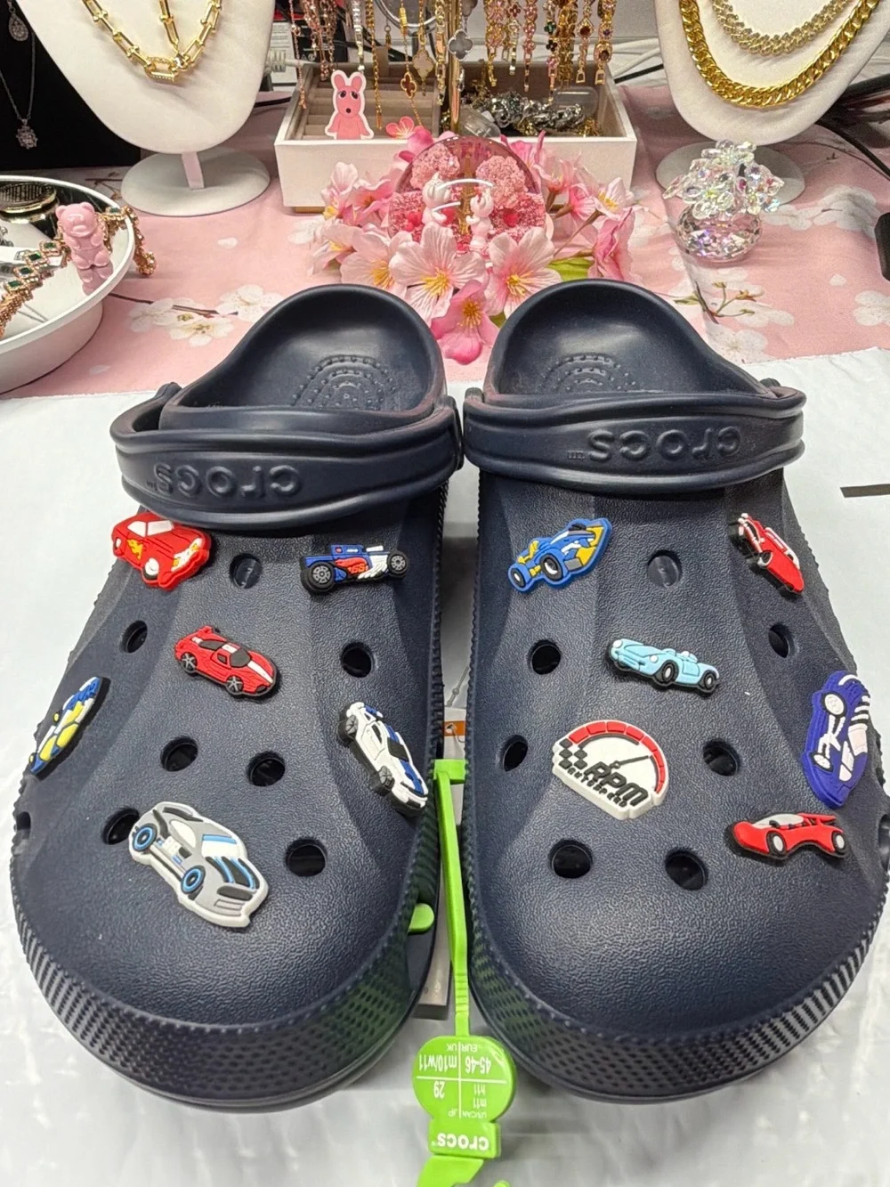 NWT Crocs Baya Navy Blue Men’s Size 11